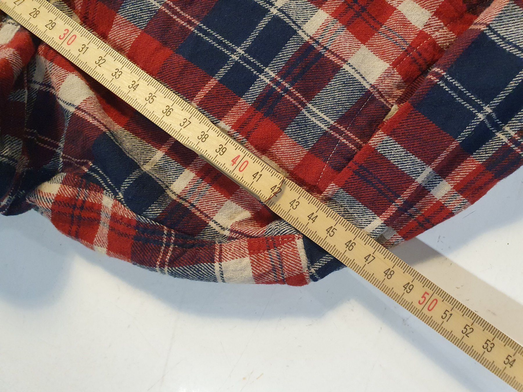 Camicie: Herrenhemd L.O.G.G rot karriert grösse M – Usato da Zürich venduto da loosebone 9