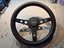 Lenkrad Fiat 3-Speichen Sportlenkrad Leder Schwarz gebraucht