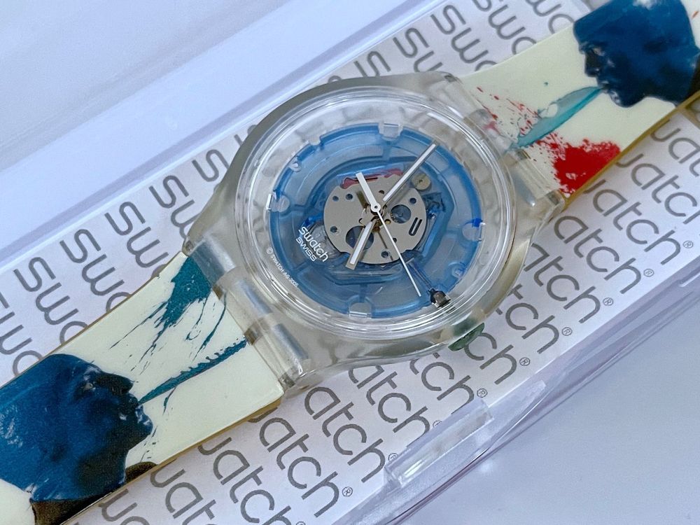 Swatch blue hotsell man group