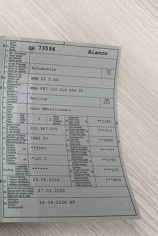 Autos: BMW x5 e53 3.0d ab MFK – Gebraucht aus Savognin von Vale-Buju 4
