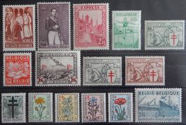 Belgien Lot mit alten Werten XIX