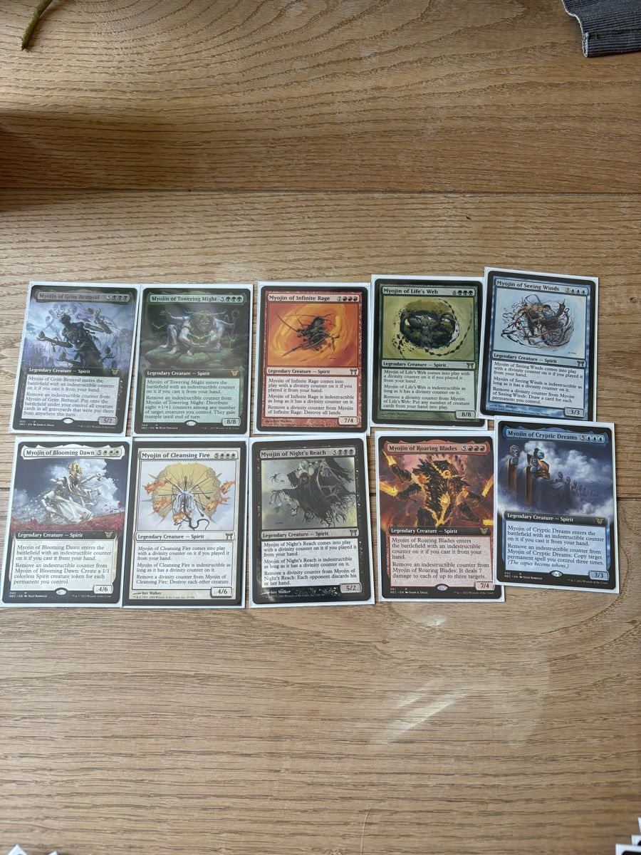 Magic The Gathering Sammelbilder & Trading cards: Deck commander Jodah/Myojin – Gebraucht aus Melide von Cesareee 1