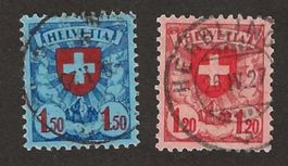 Briefmarken Schweiz 1924   Z 164-165