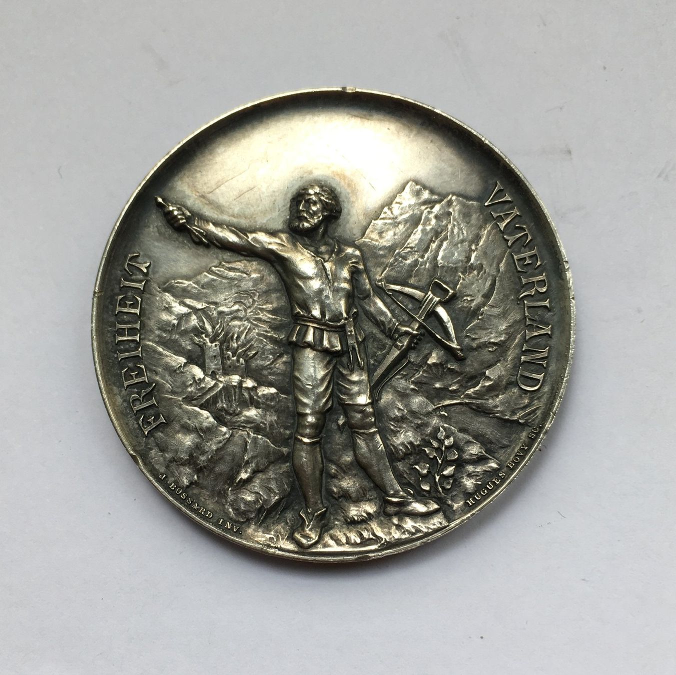 Medaillen: 1889 Schützenmedaille Luzern Silber – Gebraucht aus Kirchberg SG von Zenhad69