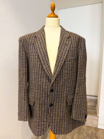 Harris Tweed Sakko Gr. 54 – 100% Schurwolle – Made in UK