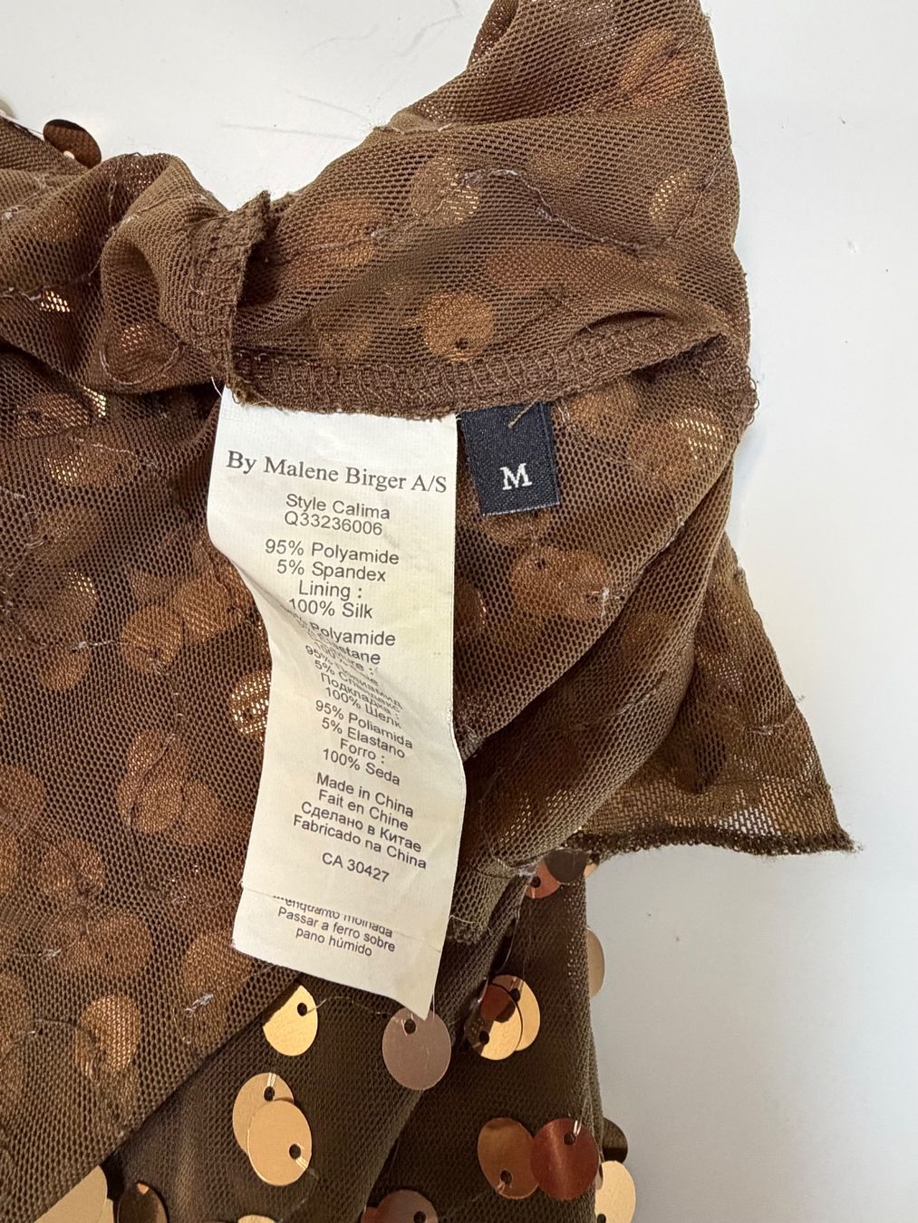 Vestiti: By Marlene Birger Kleid mit Pailletten Grösse M – Usato da Luzern venduto da Lampion 3