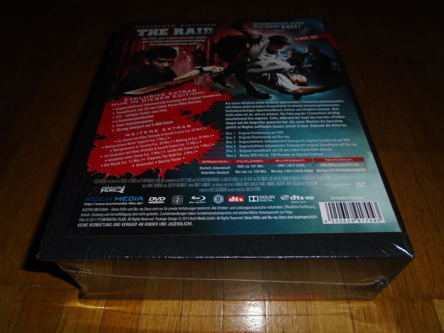 Alle DVDs: The Raid - Ultimate Edition - 6 DISC - UNCUT – Neu und originalverpackt aus Basel von havsok 1