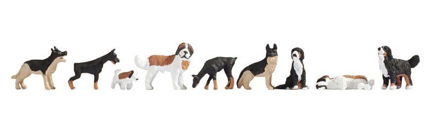 Noch Modelleisenbahnen: NOCH 15717 H0 Hunde – Neu und originalverpackt aus Neukirch a.d. Thur von MoBa-Artikel.ch