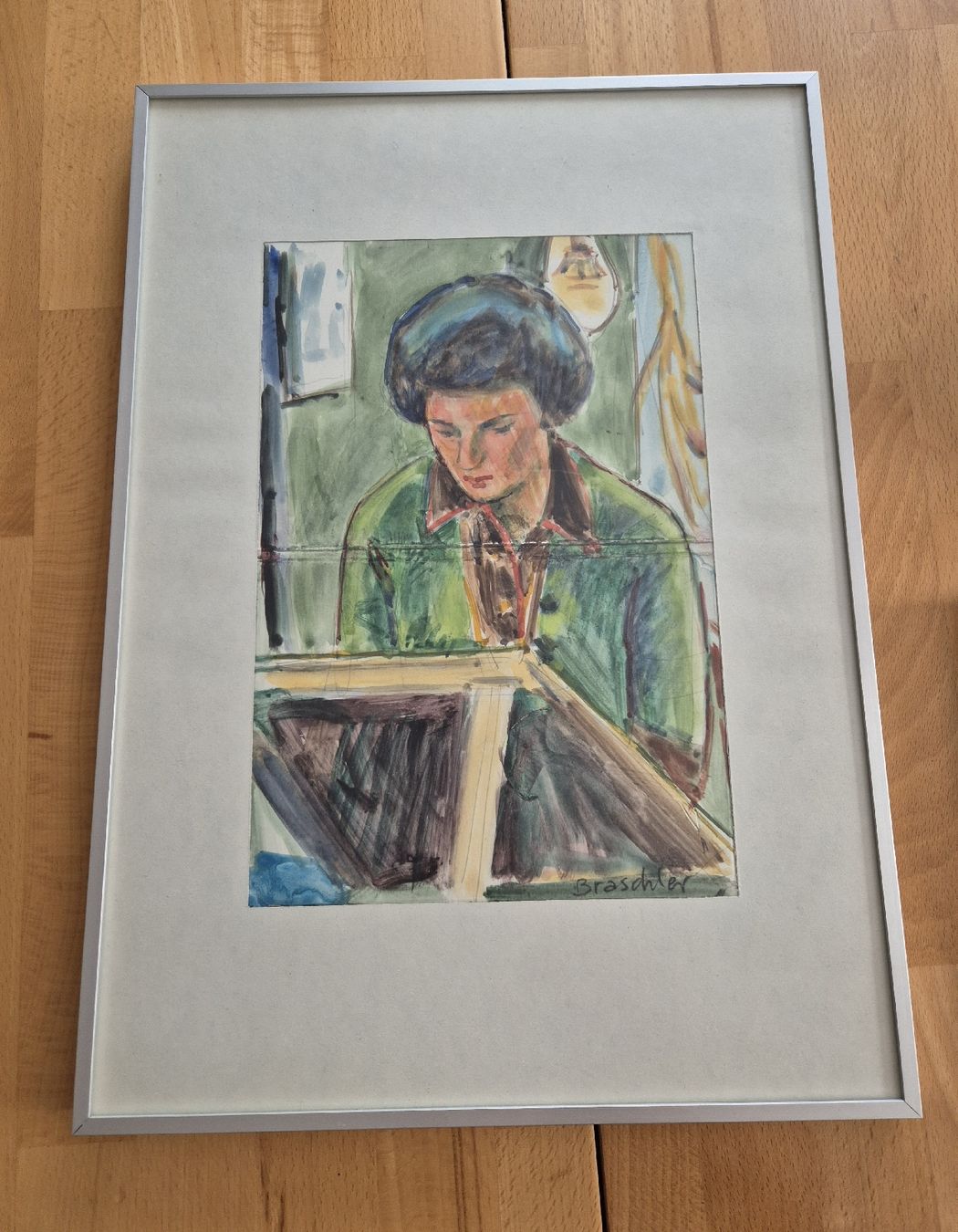 Poster & Bilder: Aquarel O. Braschler, 42cm×29,5cm – Gebraucht aus Vilters von Fleiflomi
