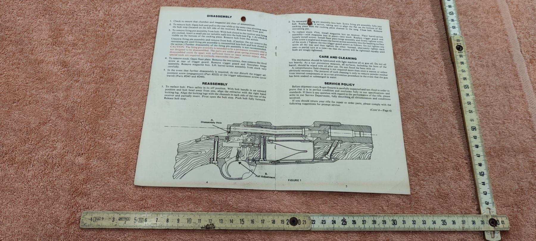 Documenti: ANLEITUNG RUGER M-77 – Usato da Cama venduto da anto_a 1