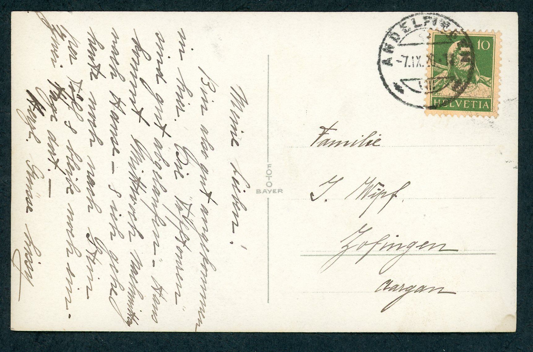 Cartoline postali: Andelfingen, seltene, alte Ansichtskarte, Top Zustand! – Usato da Opfikon venduto da webstar30 2