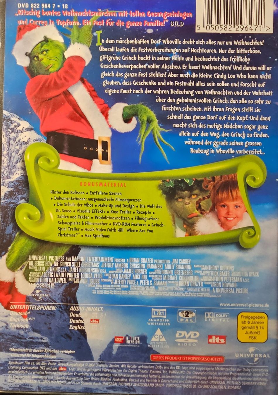 Alle DVDs: Der Grinch – Gebraucht aus Wahlen b. Laufen von Cg10 1