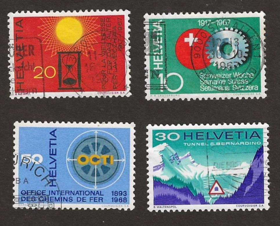 Tutti i francobolli: 1967 Z 449-452 Gebraucht – Usato da Susten venduto da lmf_98wh