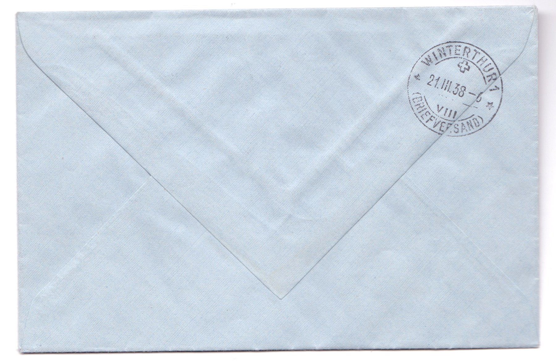 Tutti i francobolli: PJ-Block 1937, R-Beleg mit A-Stempel – Usato da Richterswil venduto da Dyaris2025 1