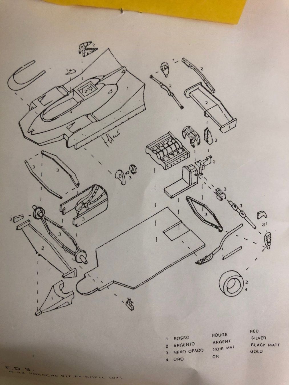 Ferrari Modellini d'auto: FDS-Kit Ferrari 1/43 – Nuovo e nell'imballaggio originale da Muttenz venduto da Gucci2005 3