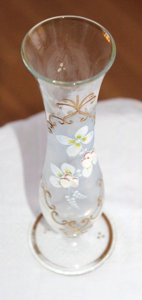 Vasen & Gefässe: Alte Mundgeblasene Glas Vase, – Gebraucht aus Locarno von fripui 2
