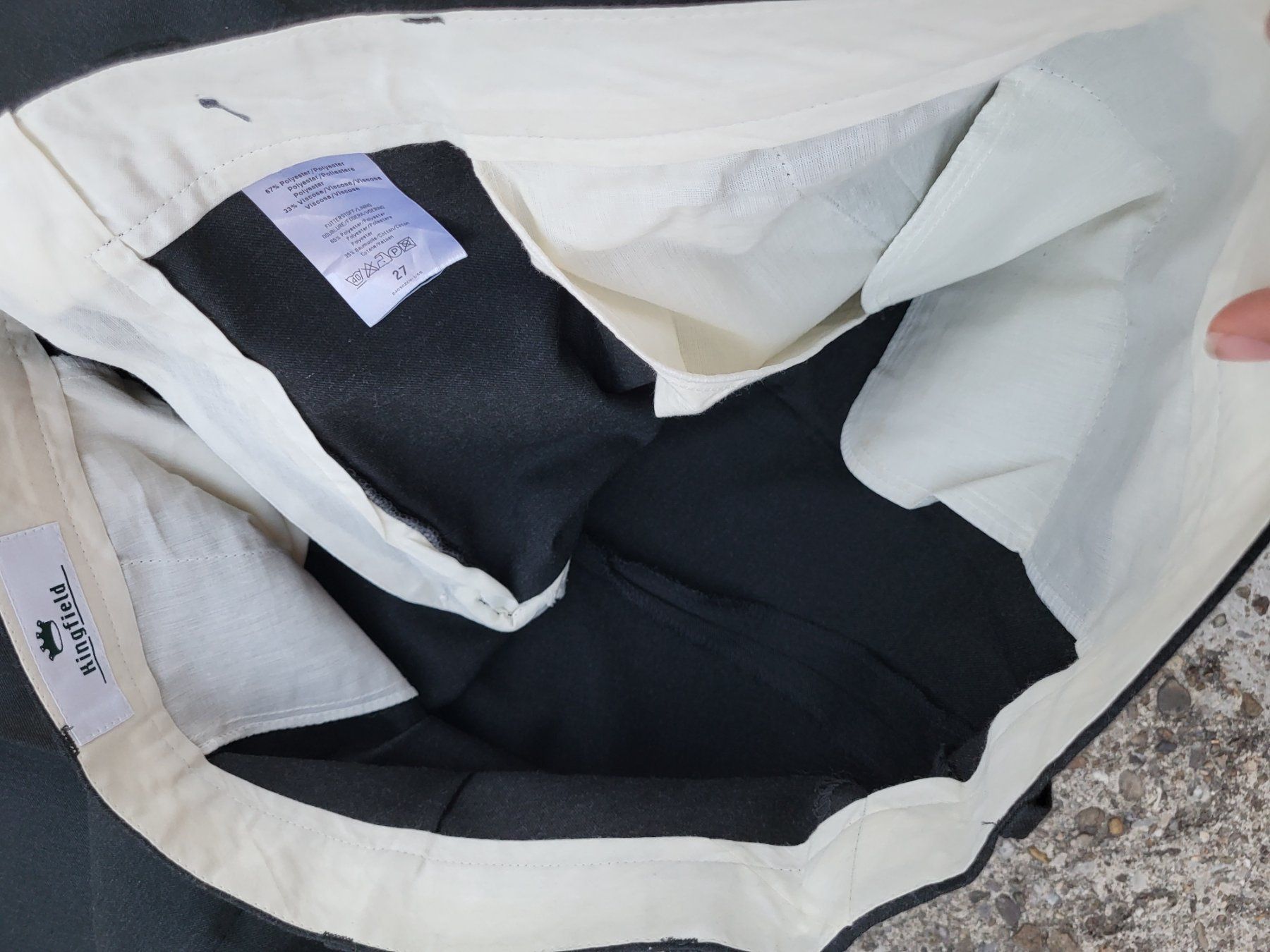 Pantaloni: Stoffhose mit Viskose – Usato da Dorf venduto da Mischa2010 4