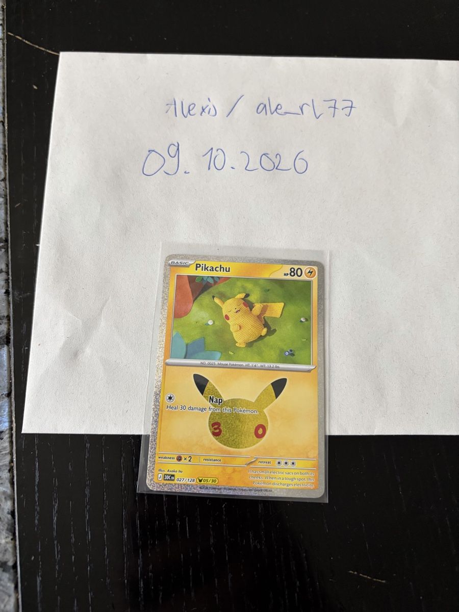 Pokémon Sammelbilder & Trading cards: Pikachu #05 30th Celebration EN – Neu (gemäss Beschreibung) aus Cham von ale_rl77