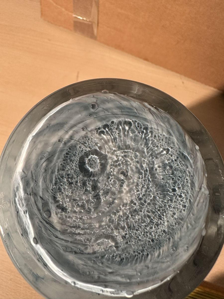 Vasi & Recipienti: Vase design marbré bleu et blanc 30cm – Usato da Lausanne venduto da artnouveau04 2