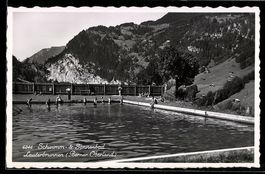 AK Lauterbrunnen /Berner Oberland, Schwimm- & Sonnenbad
