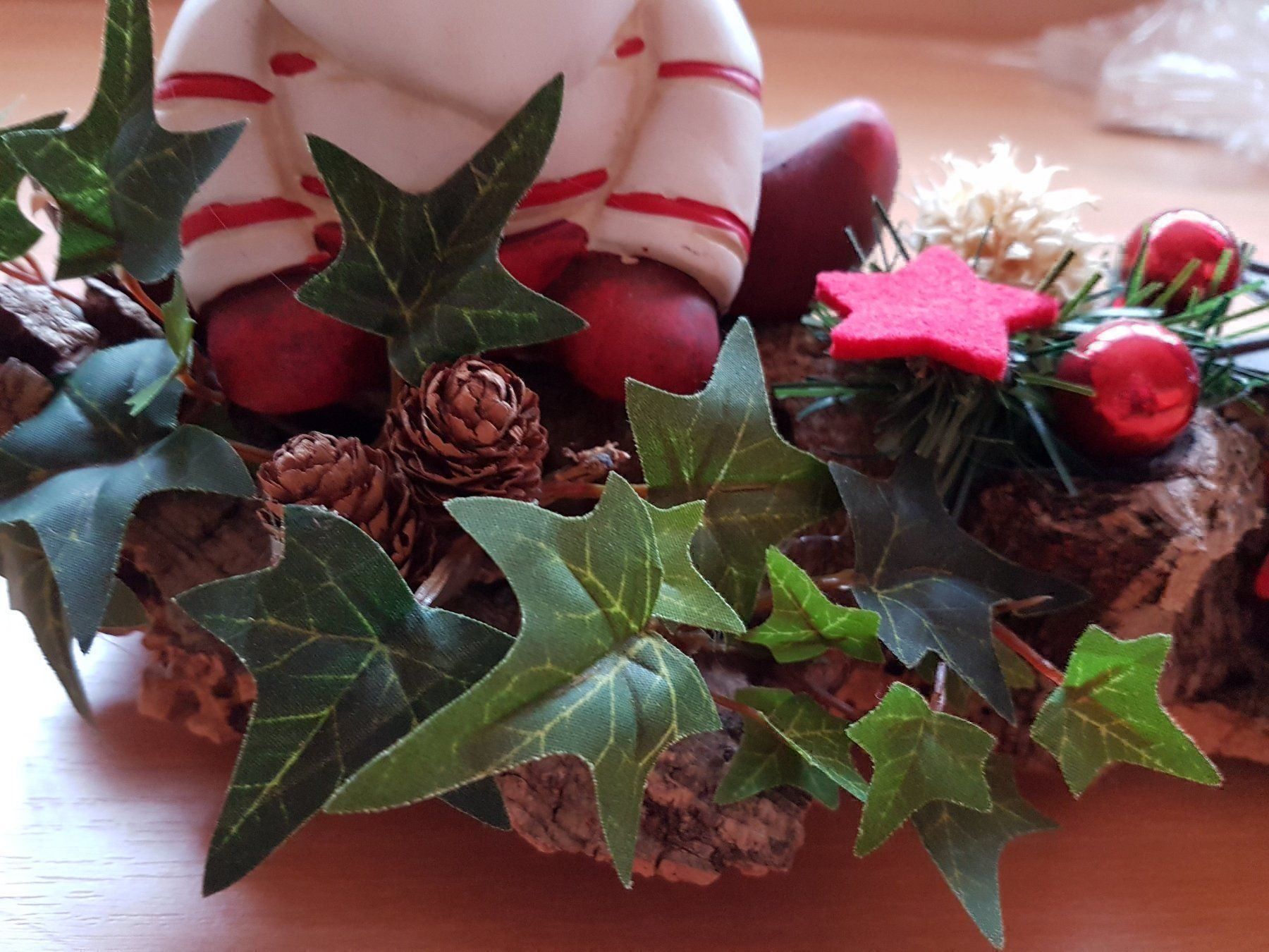 Toutes les décorations: DEKO AUF WURZEL MIT KERZE – Neuf (Voir description) à Sax par prinzenrollen 2