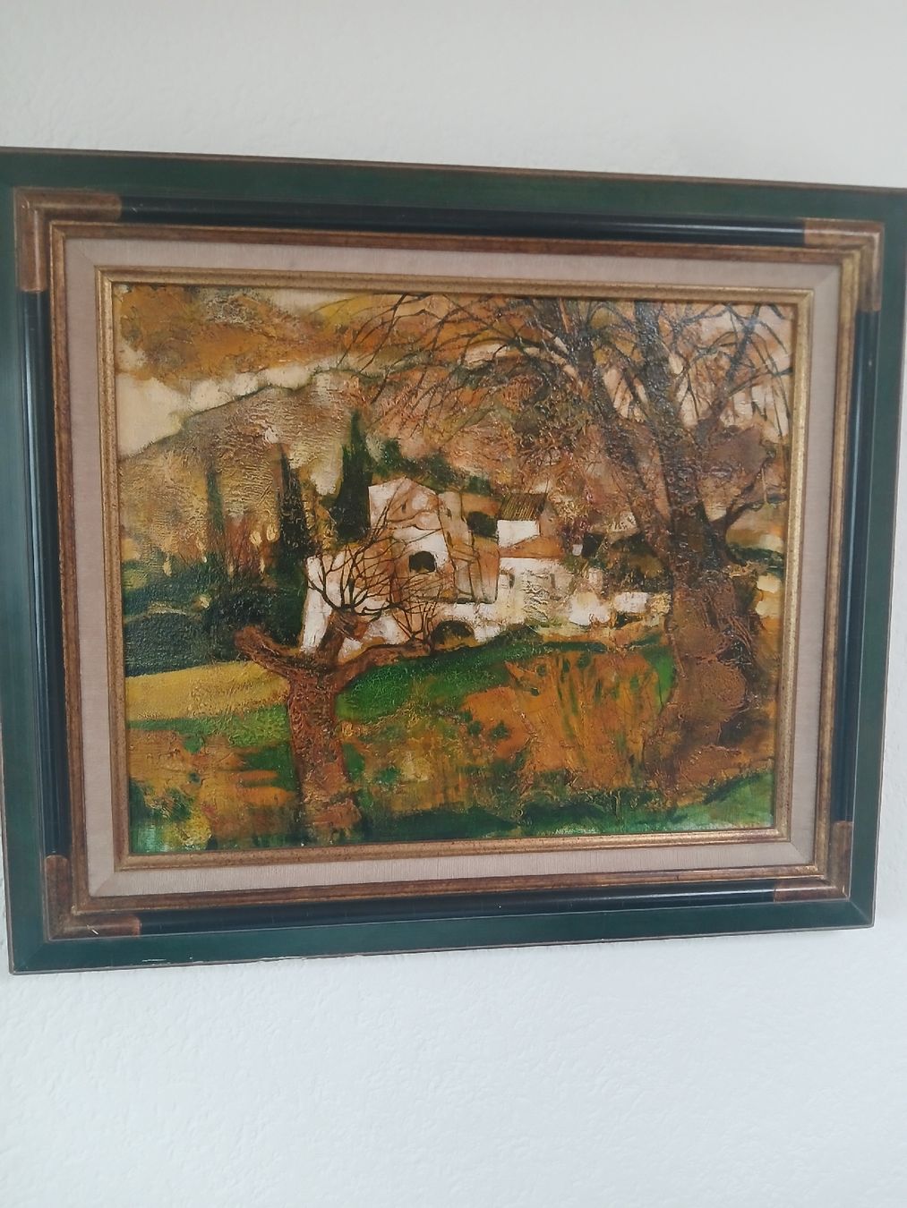 Tableaux: Tableau abstrait unique, tons naturels – D'occasion à Corcelles-Payerne par evalyne 5