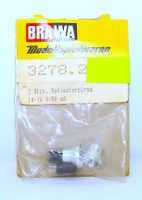 2 BRAWA N° 3278 HO REFLEKTORB. SCHEINWERFER 16V/1WATT/12mm.°
