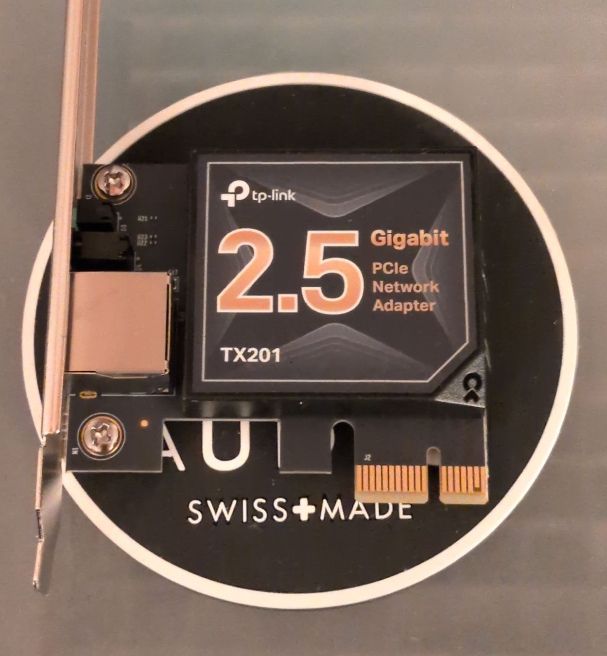 PCs: Carte réseau TP-Link 2.5Gbps PCIe TX201 – Gebraucht aus Gland von Kyostal