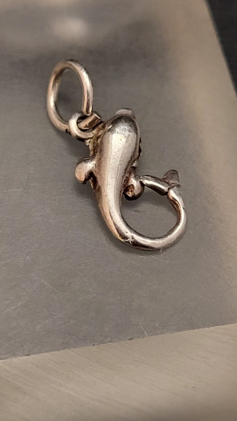 Ciondoli: Kleiner Silber-Anhänger DELFIN – Usato da Basel venduto da spinne02 1