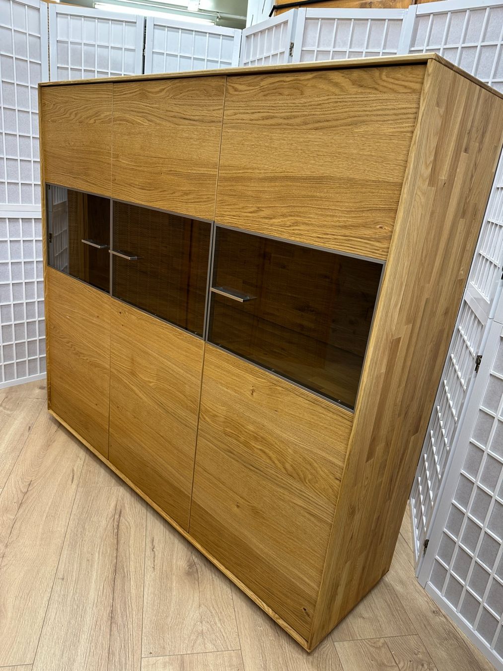 Büffets: Highboard ORI Eiche teilmassiv 147 cm – Neu und originalverpackt aus Unterentfelden von moebelrufli 4