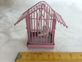 Älteres Puppenhaus Vogelkäfig 1:12