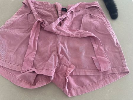 🎀 Vero Moda Shorts mit Bindegürtel | Altrosa | Gr. M