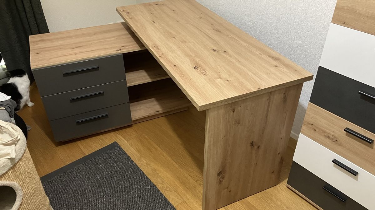 Scrivanie: Eckschreibtisch – Artisan Eiche / Anthrazit – Usato da Wabern venduto da koe_97bw