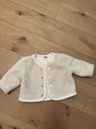 Petit Bateau cream cardigan, 18m