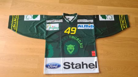 HC Thurgau Hockey Trikot #49 Spurgeon 2014 MIT UNTERSCHRIFT