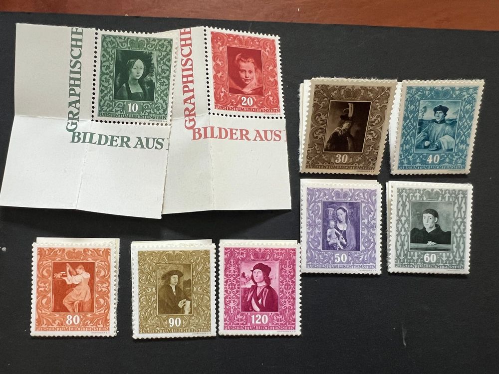 Tutti i francobolli: FL 1947  No. 217-225 postfrisch   (4581) – Nuovo (secondo la descrizione) da Hinwil venduto da Sidi4