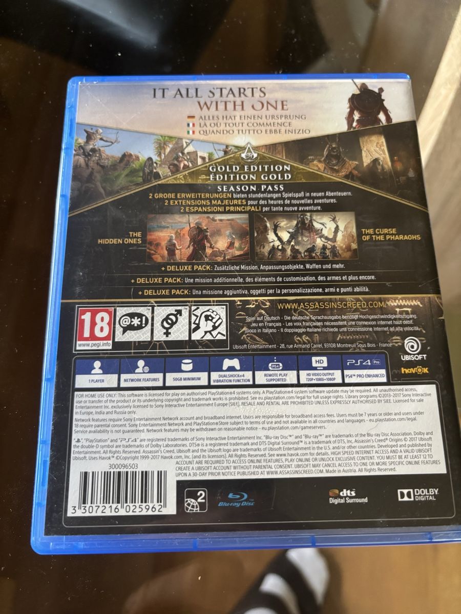 Sony Giochi: Assassins Creed Origins PS4 – Usato da Lichtensteig venduto da Foka11 1