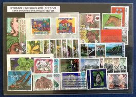 2003 - Schweiz Jahresserie ET Halbmond - Postpreis 47.25