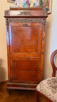 Commode Secrétaire Ancien Bois Bronzes Décoration Style L...