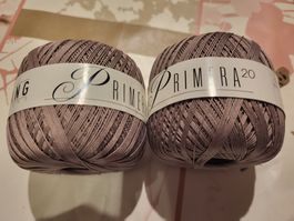 2 Knäuel Ägypt. Baumwolle *NEU* Lang Yarns Baumwollgarn Garn