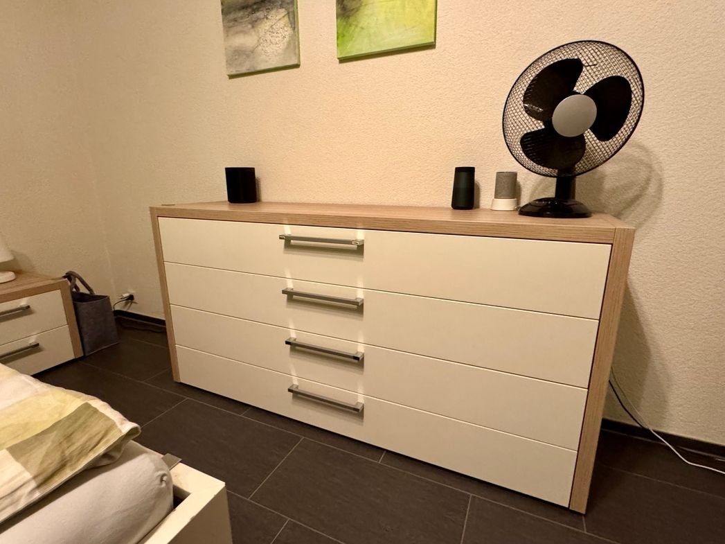 Musterring Cassettiere: Kommode von Musterring, 166cm | Weiss/Eiche | Top Zustand | – Usato da Zürich venduto da Mr_Michael 1