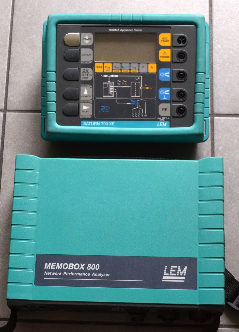 Messen: Lem Norma VDE-Prüfgerät Saturn 700XE + Memobox 800 – Defekt aus Collonges von arashee
