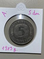 Allemagne - 5 DM - 1989 G 