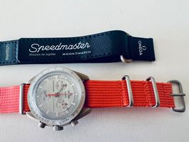 Bracelet NATO corail pour OMEGA x SWATCH Mission to Jupiter