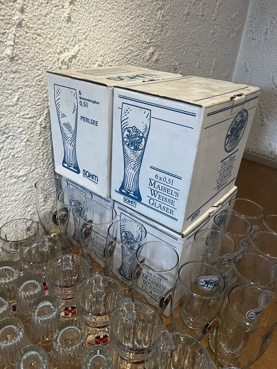 Verres: 75 Biergläser  – D'occasion à Dittingen par Cervolino77 3