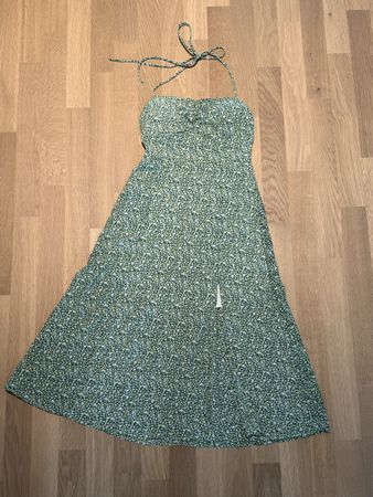 Last chance - Summer Dress Floral Print Green Size S New