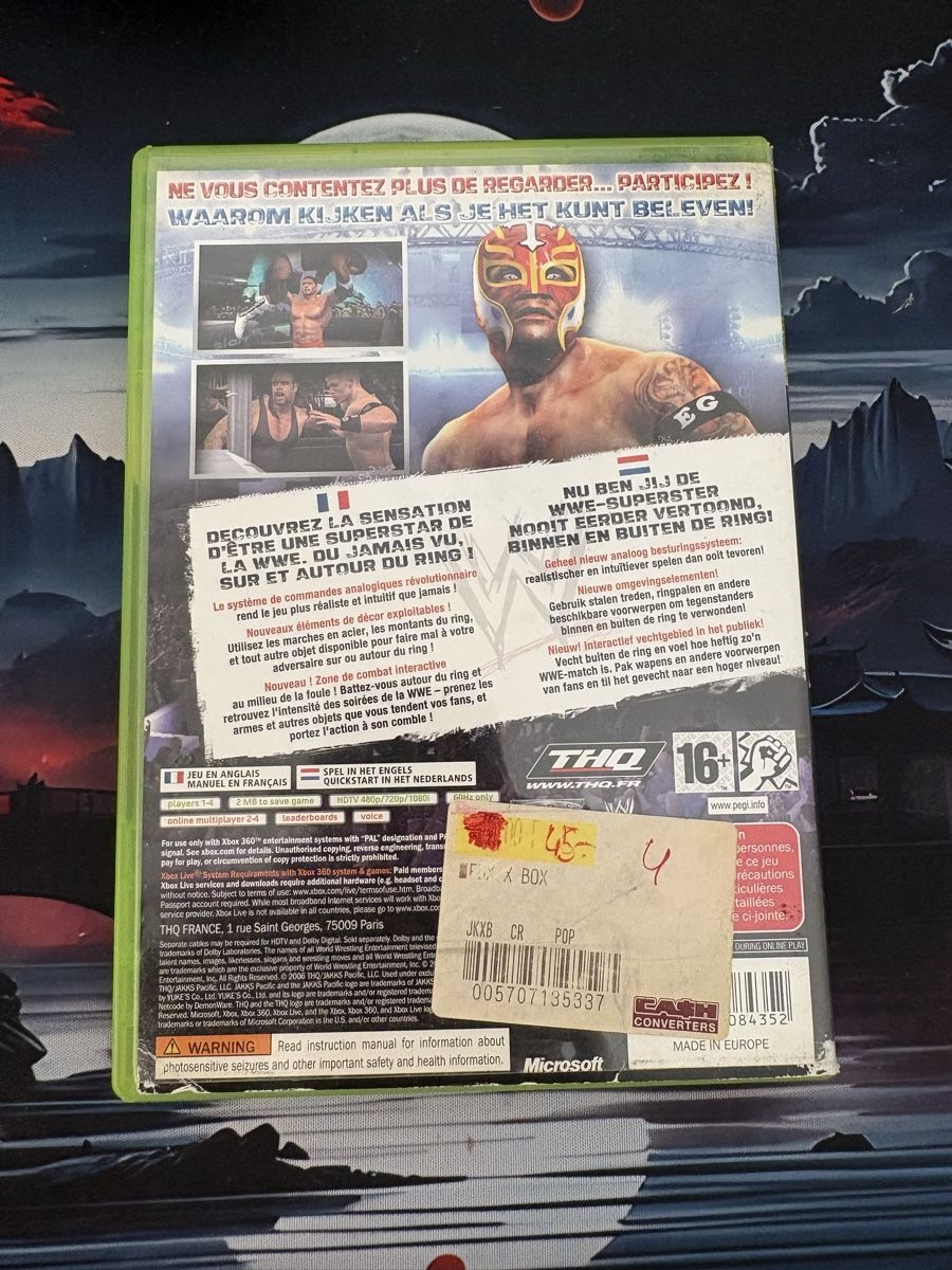 Microsoft Spiele: Jeu WWE SmackDown vs Raw 2007 pour console Xbox 360 – Gebraucht aus Thônex von LaBoutiqueduRems31 1