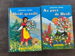 Lot 2 livres Heidi Johanna Spyri Flammarion Français