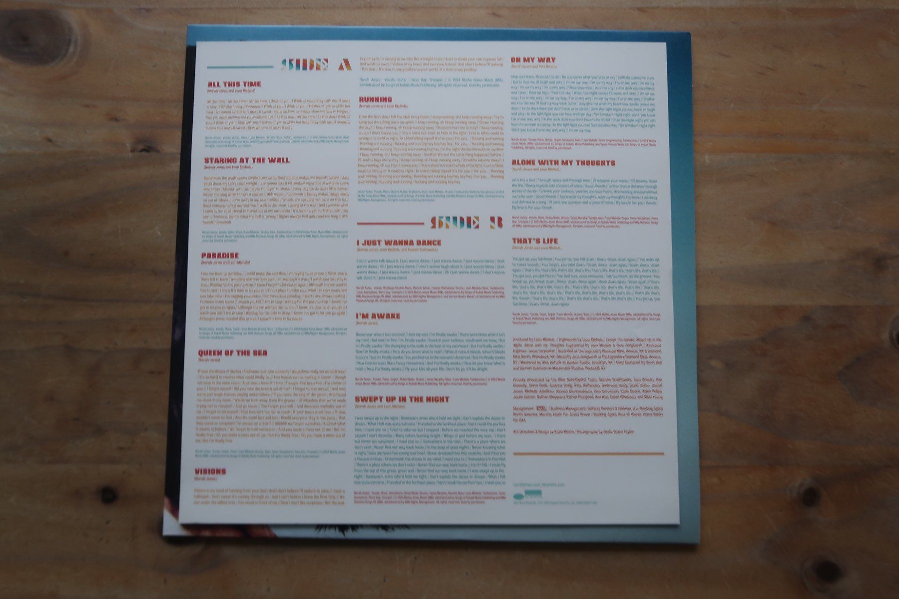 Schallplatten: NORAH JONES - VISIONS - VINYL LP – Gebraucht aus Basel von Patiscat 4