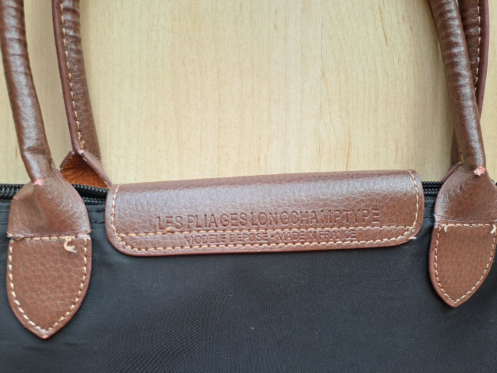 Taschen für Damen: Sac à main de type Longchamp Pliage Noir – Defekt aus Denens von Chanchantevend 3